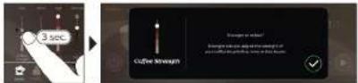 PHILIPS Saeco Xelsis Deluxe SM8785 - Υποστήριξη για τις παραμέτρους των ροφημάτων - 1