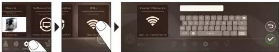 PHILIPS Saeco Xelsis Suprema SM8885 - Connecting to Wi-Fi - 1