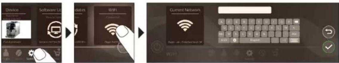 PHILIPS Saeco Xelsis Suprema SM8885 - Wi-Fi Şebakəsinə qosulmaq - 1