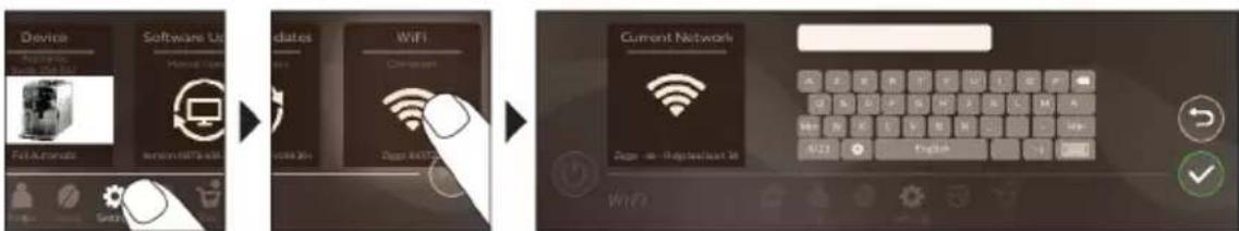 PHILIPS Saeco Xelsis Suprema SM8885 - Conectarea la Wi-Fi - 1