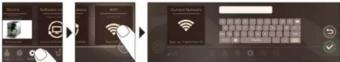 PHILIPS Saeco Xelsis Suprema SM8885 - Připojení k Wi-Fi siti - 1