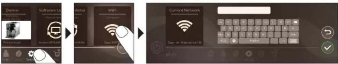 PHILIPS Saeco Xelsis Deluxe SM8782 - Conectarea la Wi-Fi - 1