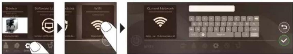 PHILIPS Saeco Xelsis Deluxe SM8782 - Ansluta till Wi-Fi - 1