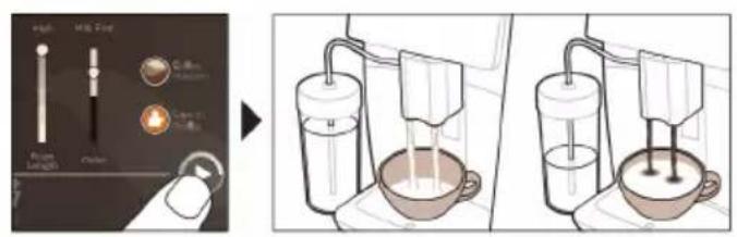 PHILIPS Saeco Xelsis Deluxe SM8782 - Koffie met melk zetten - 2