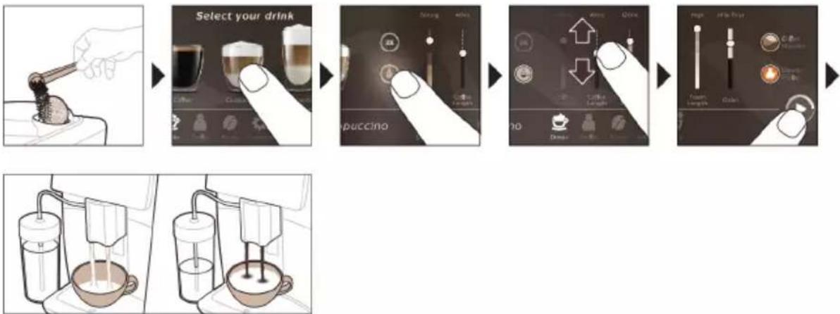PHILIPS Saeco Xelsis Deluxe SM8780 - Përgatitja e kafesë me kafe të bluar paraprakisht - 1