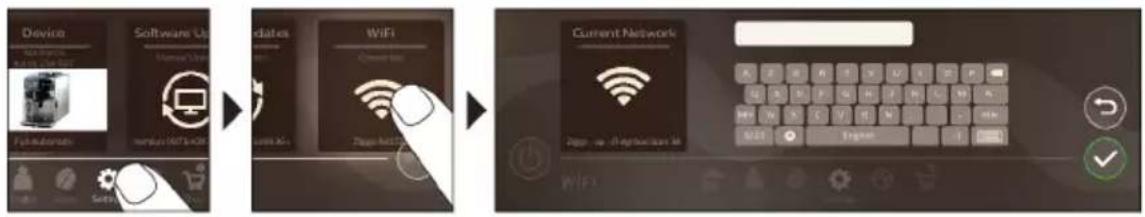 PHILIPS Saeco Xelsis Suprema SM8889 - Connecting to Wi-Fi - 1