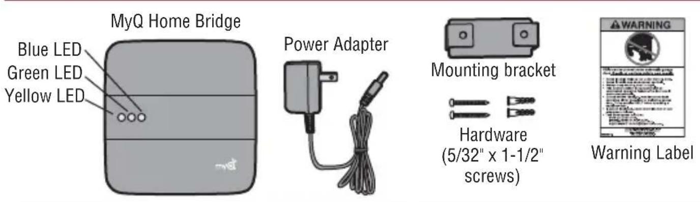 LIFT-MASTER MyQ 819LMB - WHAT'S IN THE BOX - 1