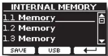 Dexibell Combo J7 - Enregistrement des configurations effectuees par l'utilisateur dans la memoire interne - 1