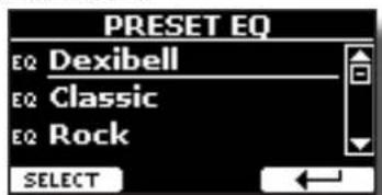 Dexibell Combo J7 - Préroglage de l'égaliseur principal - 1
