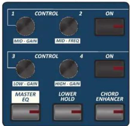 Dexibell Combo J7 - Réglage des paramètres des effets sonores - 1