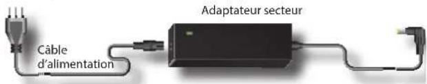 Dexibell Combo J7 - Branchement de l'adaptateur secteur - 2