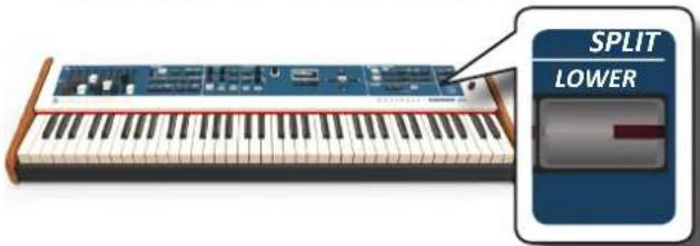 Dexibell Combo J7 - Partage du clavier pour jouer deux tonalités différentes (LOWER) - 1