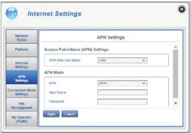 D-LINK DWR960 - Paramètres Access Point Name (APN) - 1