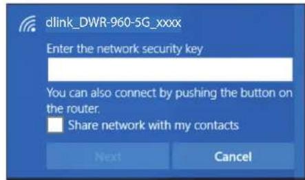 D-LINK DWR960 - Connexion à un réseau sans fil Sous Windows 10 - 4