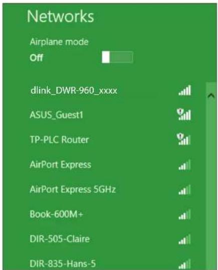 D-LINK DWR960 - Connexion à un réseau sans fil Sous Windows 10 - 6