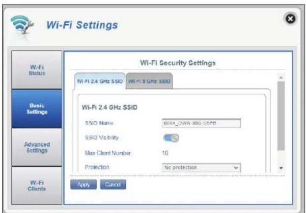 D-LINK DWR960 - Si vous sélectionnez WEP : - 1