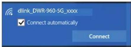 D-LINK DWR960 - Connexion à un réseau sans fil Sous Windows 10 - 3