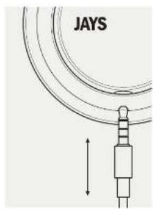 JAYS u Wired - Fissaglio del cuscinetti auricolari - 1