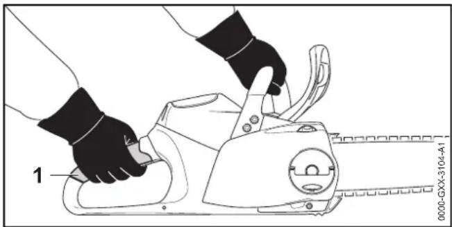 STIHL MSA 160 C - Tenuta e guida della motosega - 1