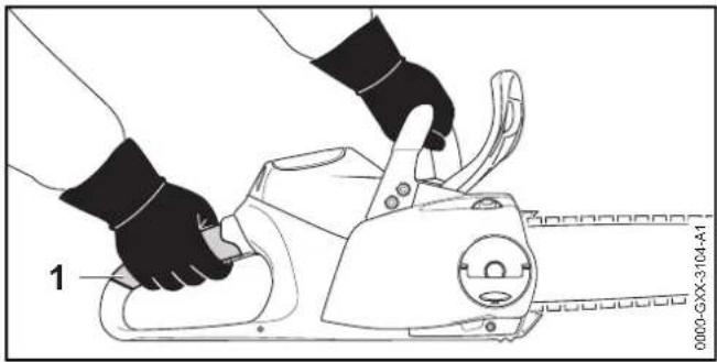 STIHL MSA 160 C - Segurar e conduzir a motosserra - 1