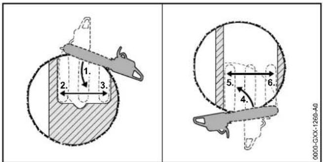 STIHL MSA 160 C - Overhangende boom met grote stamdiameter vellen - 1