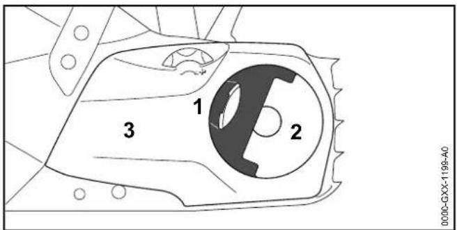 STIHL MSA 140 C - Mounting the Bar and Chain - 1