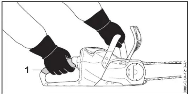 STIHL MSA 140 C - Motorsäge halten und führen - 1