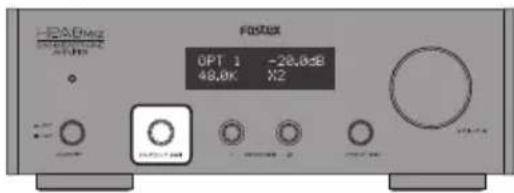 FOSTEX HPA8mk2 - Sélectionnez la source de sortie. - 1