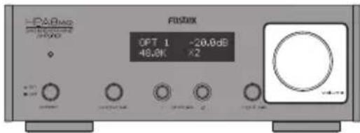 FOSTEX HPA8mk2 - Ajustez le volume. - 1