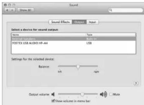 FOSTEX HPA4BL - Sound output destination setting - 2