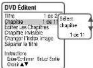Magnum DVDVCR3300 - Modification des chapitres - 2