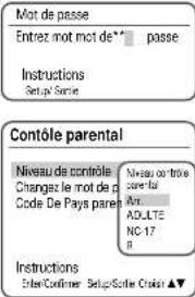 Magnum DVDVCR3300 - Réglage du Niveau de Contrôle Parental - 4