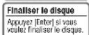 Magnum DVDVCR3300 - Finalisation d'un disque (Rendre compatible un disque) - 3