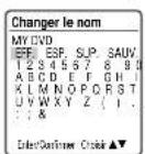 Magnum DVDVCR3300 - Modification du nom du disque - 3