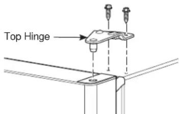 GE GTS22KYNRFS - REMOVE THE FREEZER DOOR - 2