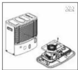 QLIMA R7227STC2 - L AVANT DE COMMENCER A CHANGER LA MECHE, L'APPAREIL DOIT ETRE ETEINT ET TOTALEMENT REFROIDJI. - 8
