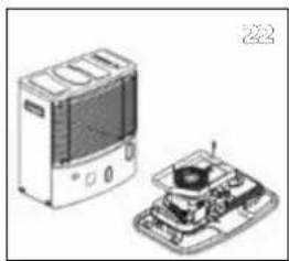QLIMA R7227STC2 - L ANTES DE SUBSTITUIR A MECHA, A ESTUFA DEVE ESTAR APAGADA E COMPLETAMENTE FRIA. - 8