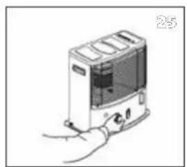 QLIMA R7227STC2 - KONTROLLERA ATT VÄRMAREN AR AVSTÄNGD OCH HELT AVSVALNAD INNAN DU BYTER VEKE. - 11