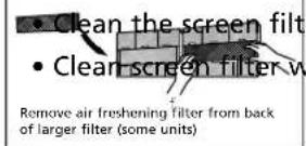 QLIMA SC5325 - Cleaning the filter - 2