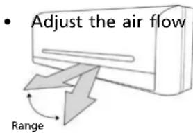 QLIMA SC5325 - G ADJUSTING AIR FLOW DIRECTION - 1