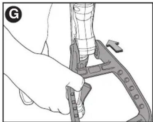 BLACK & DECKER LSTE523 - FIXATION DE LA POIGNEE AUXILIAIRE - 2