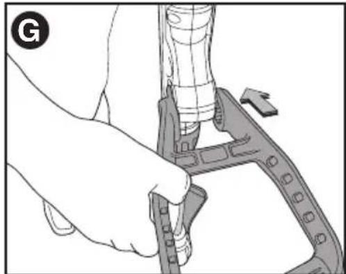 BLACK & DECKER LSTE523 - COLOCACION DEL MANGO AUXILIAR - 2