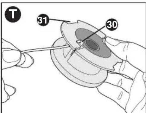 BLACK & DECKER LSTE523 - ENROLLADO DEL CARRETE CON CUERDA A GRANEL (UTILICE SOLO CUERDA REDONDA DE 1,65 MM (0,065 PULGADA) DE DIAMETRO) - 2
