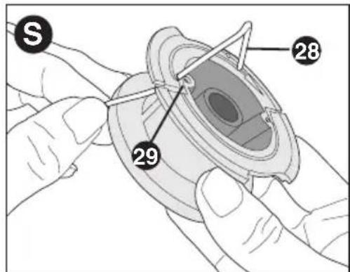 BLACK & DECKER LSTE523 - REWINDING SPOOL FROM BULK LINE (USE ONLY .065 IN. ROUND DIAMETER LINE) - 1