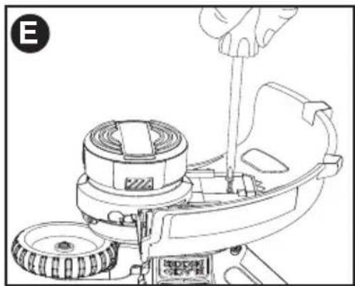 BLACK & DECKER LSTE523 - INSTALLING THE GUARD - 2
