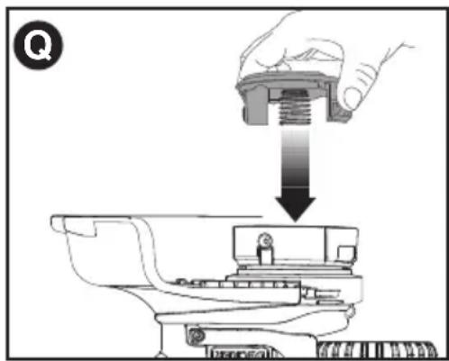 BLACK & DECKER LSTE523 - DESOBSTRUCTION ET DESENCHEVETREMENT DU FIL (figures O, P, Q) - 3