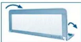 JANE Bed Rail Basic - Comment démonter et ranger la barrière de lit - 1