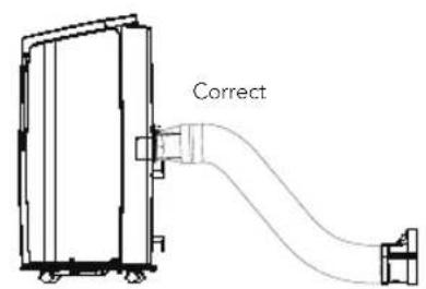 WILFA Cool 9 Connected - NOTE OF INSTALLING HEAT DISCHARGE PIPE - 3