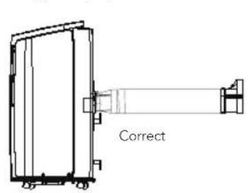 WILFA Cool 9 Connected - NOTE OF INSTALLING HEAT DISCHARGE PIPE - 1