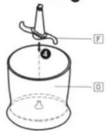 Wëasy BX6 - GETTING TO KNOW YOUR PLUNGING MIXER - 7